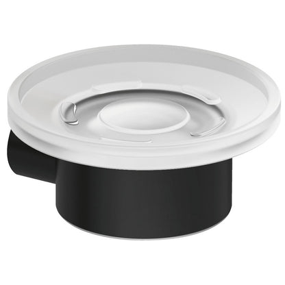 Kludi Vela R Savoniera cu suport, negru mat