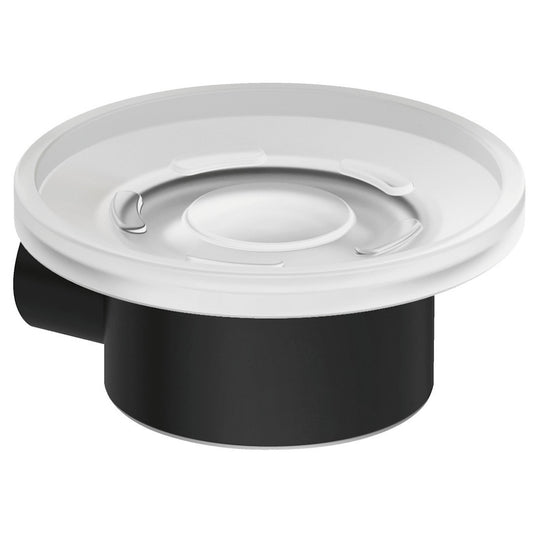 Kludi Vela R Savoniera cu suport, negru mat