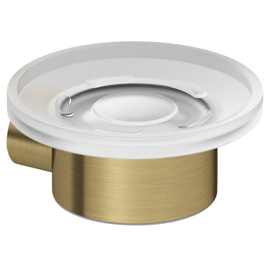 Kludi Vela R Savoniera cu suport, auriu periat (brushed gold PVD)