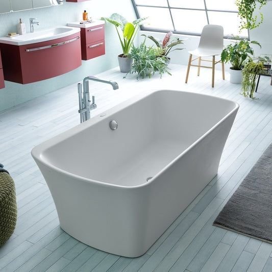 Cada freestanding dreptunghiulara Kolpa San Marilyn acril 180x90 cm, alb