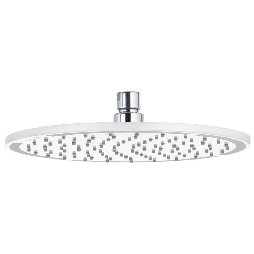 Palarie dus fix Kludi A-QA, Ø25 cm, alb/crom