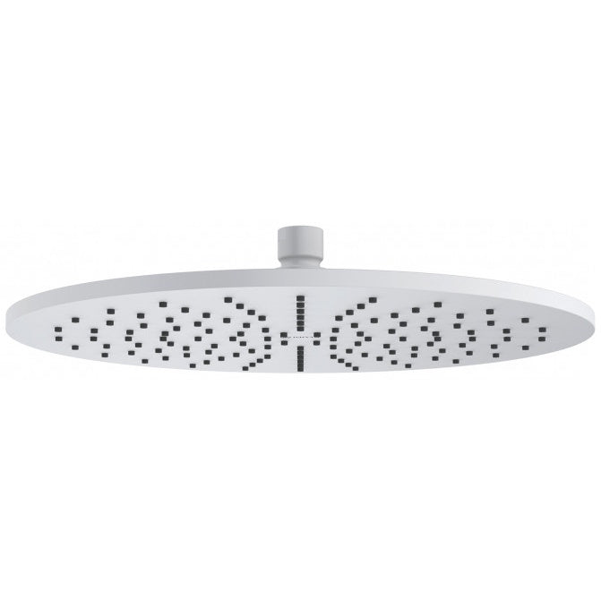 Palarie dus fix Kludi A-QA Ø30 cm, alb mat