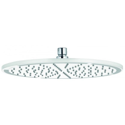 Palarie dus fix Kludi A-QA, Ø30 cm, alb/crom