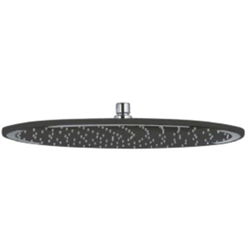 Palarie dus fix Kludi A-QA, slim Ø40 cm, negru mat