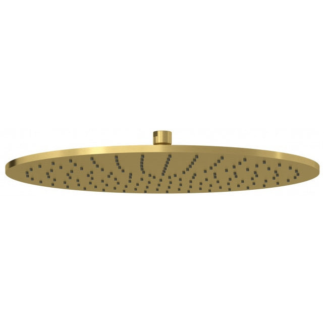 Palarie dus fix Kludi A-QA Ø40 cm, auriu periat (brushed gold)