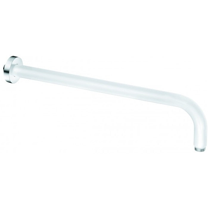Brat dus fix Kludi A-QA, cu ornament rotund 40 cm, alb/crom