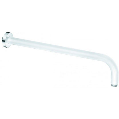 Brat dus fix Kludi A-QA, cu ornament rotund 40 cm, alb/crom