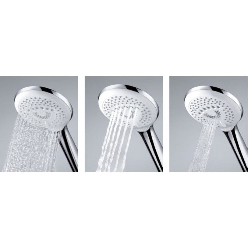 Para dus Kludi Freshline cu 3 tipuri de jet