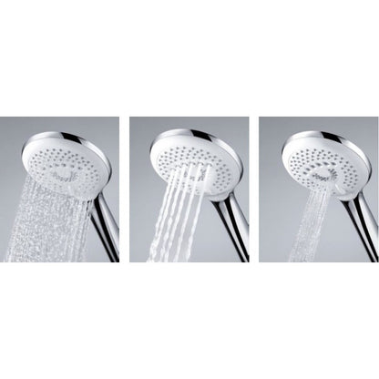 Para dus Kludi Freshline cu 3 tipuri de jet
