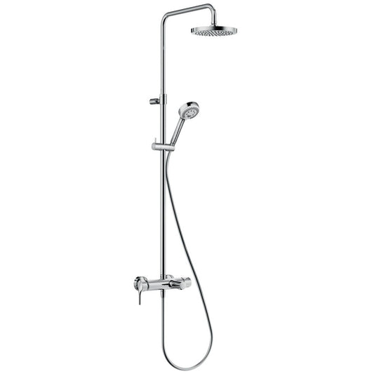 Coloana dus cu baterie Kludi Logo Dual Shower, cu pipa cada