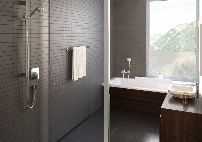 Baterie lavoar pe blat Hansgrohe Logis 190, cu ventil pop-up