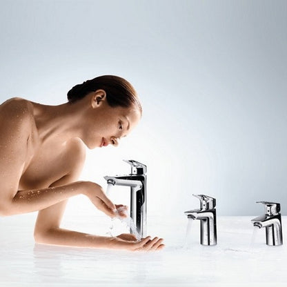 Baterie lavoar pe blat Hansgrohe Logis 190, cu ventil pop-up