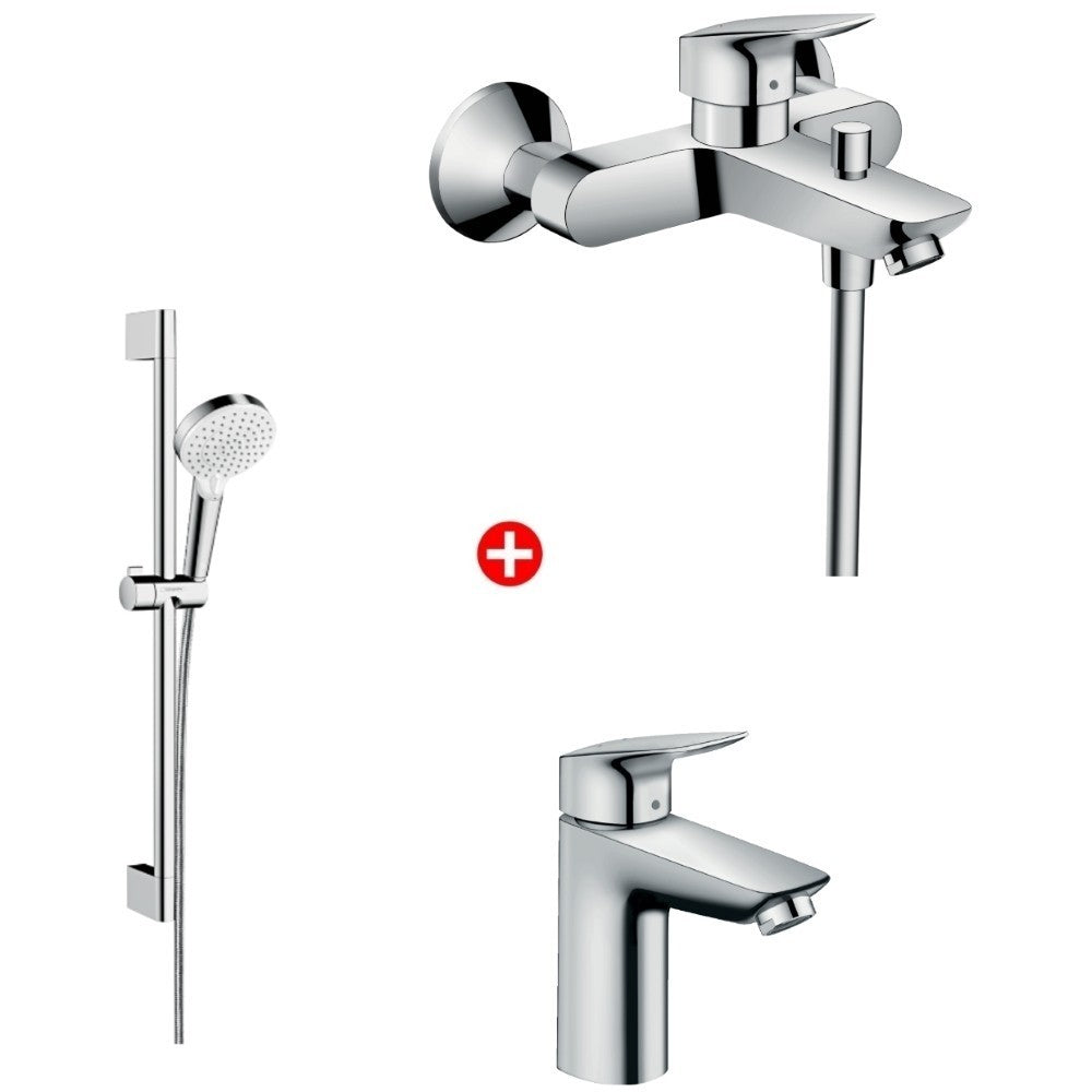 Hansgrohe Logis 100 Set Promo 3 in 1 pentru cada si dus