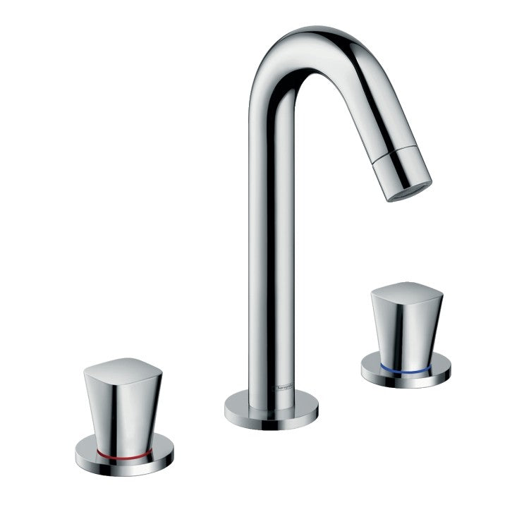Baterie chiuveta baie Hansgrohe Logis 150, dubla comanda, cu 3 gauri, ventil pop-up