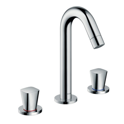 Baterie chiuveta baie Hansgrohe Logis 150, dubla comanda, cu 3 gauri, ventil pop-up