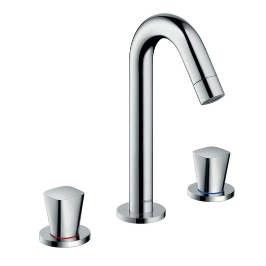 Baterie chiuveta baie Hansgrohe Logis 150, dubla comanda, cu 3 gauri, ventil pop-up