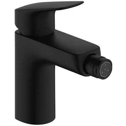 Hansgrohe Logis 100 Baterie bideu monocomanda cu ventil pop-up, negru mat