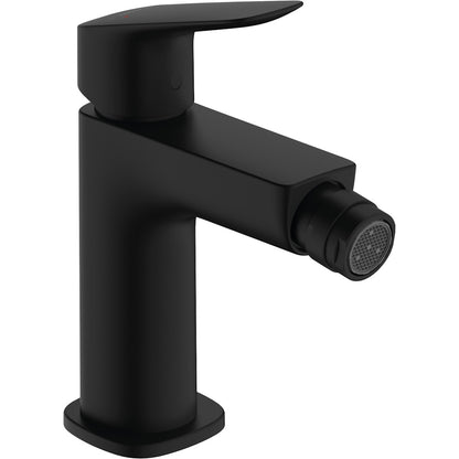 Hansgrohe Logis 110 Baterie bideu monocomanda cu ventil pop-up, negru mat