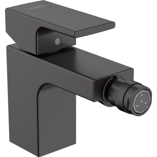 Hansgrohe Vernis Shape Baterie bideu monocomanda cu ventil pop-up, negru mat