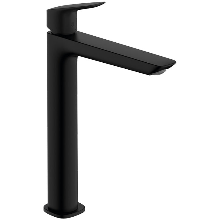 Baterie lavoar inalta Hansgrohe Logis 240, ventil pop-up, negru mat
