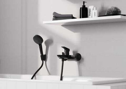 Hansgrohe Logis Baterie cada dus monocomanda, negru mat