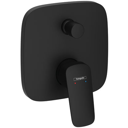 Hansgrohe Logis Baterie cada dus monocomanda incastrata, negru mat