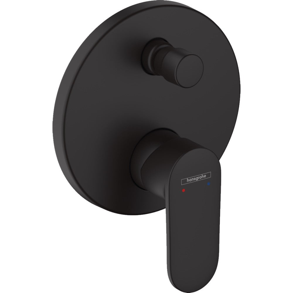 Hansgrohe Vernis Blend Baterie cada dus monocomanda incastrata, negru mat