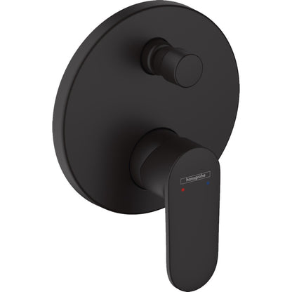 Hansgrohe Vernis Blend Baterie cada dus monocomanda incastrata, negru mat