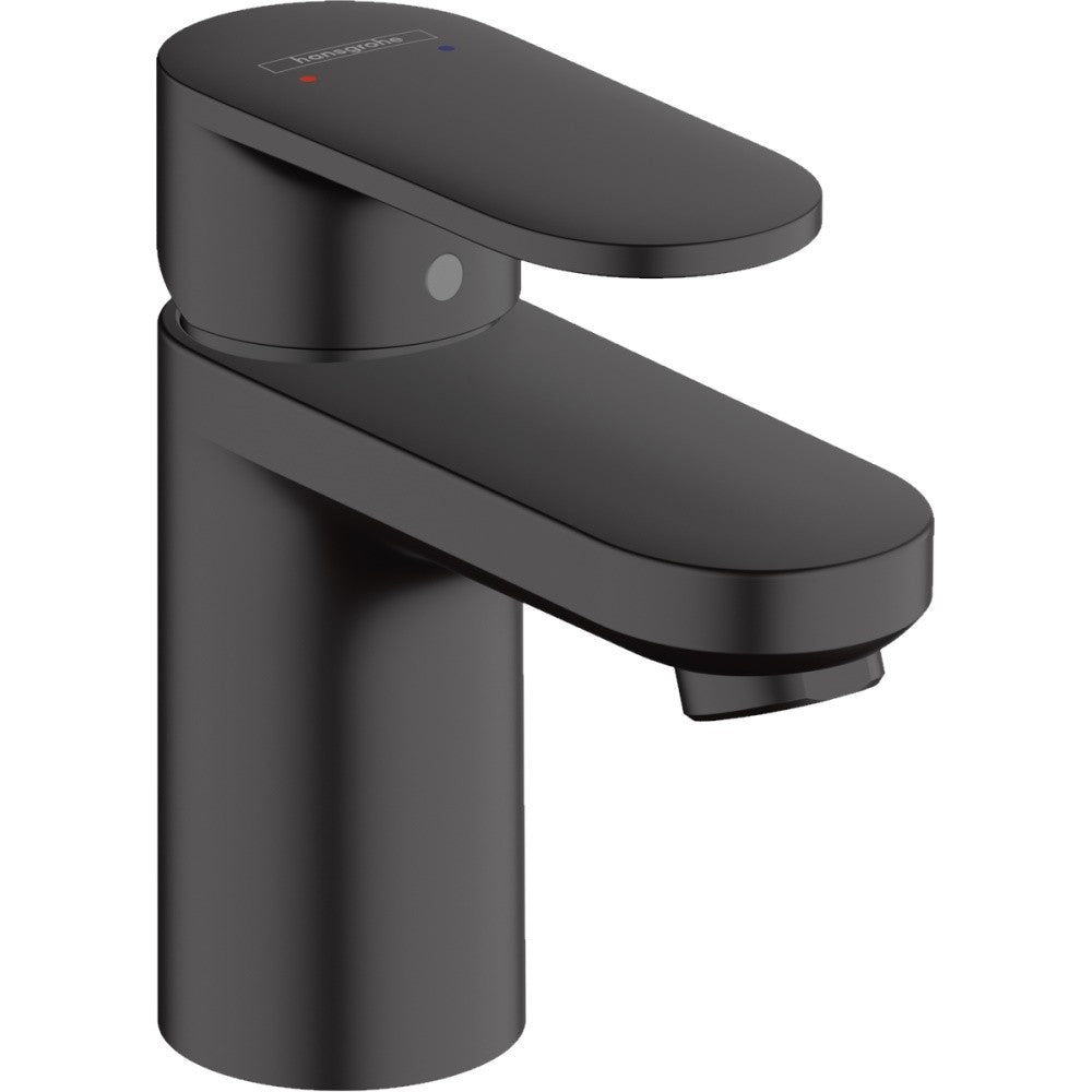 Baterie chiuveta baie neagra mat Hansgrohe Vernis Blend 70, cu ventil pop-up