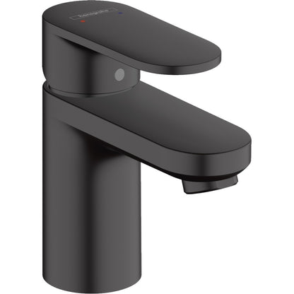 Baterie chiuveta baie neagra mat Hansgrohe Vernis Blend 70, cu ventil pop-up
