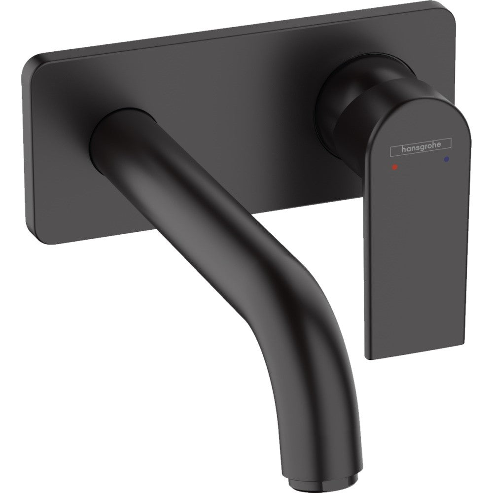 Baterie lavoar incastrata neagra mat Hansgrohe Vernis Shape