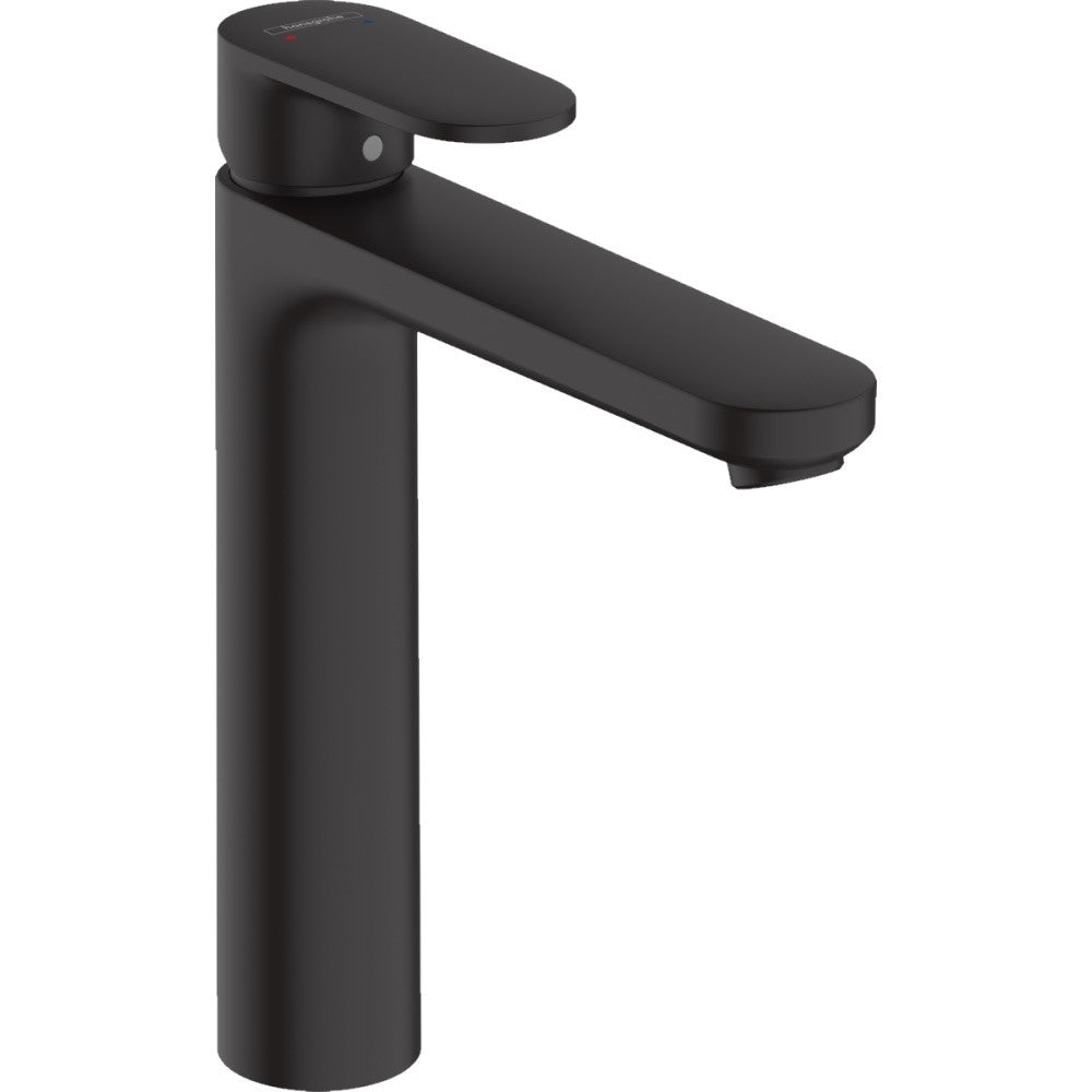 Baterie lavoar neagra mat Hansgrohe Vernis Blend 190, fara ventil
