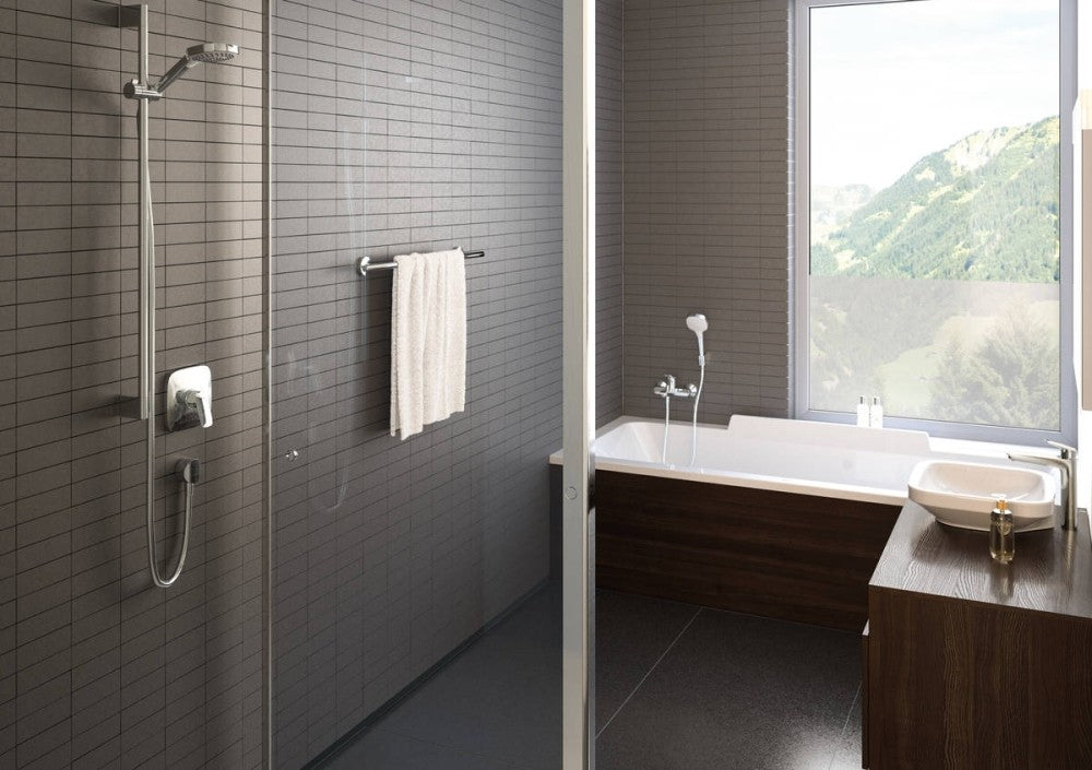 Hansgrohe Logis Baterie dus monocomanda cu montaj incastrat, patrata