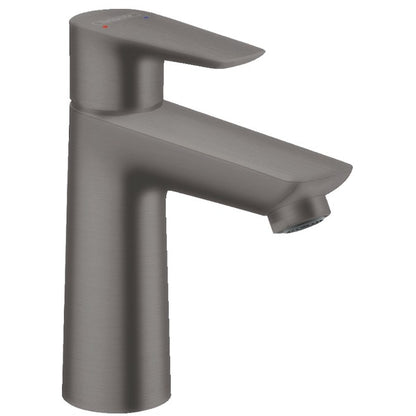 Baterie lavoar antracit mat Hansgrohe Talis E 110, cu ventil metalic pop-up