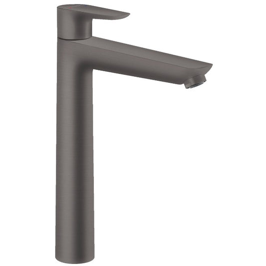 Baterie chiuveta baie pe blat antracit mat Hansgrohe Talis E 240, cu ventil metalic pop-up