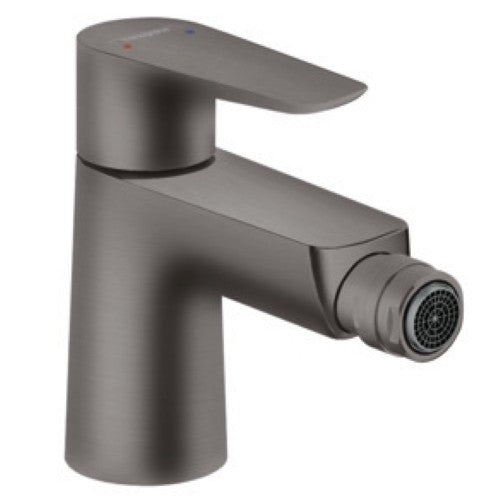 Hansgrohe Talis E Baterie bideu monocomanda cu ventil metalic pop-up, antracit satinat