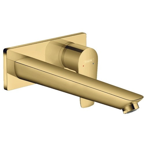 Baterie lavoar incastrata aurie Hansgrohe Talis E, pipa 23 cm