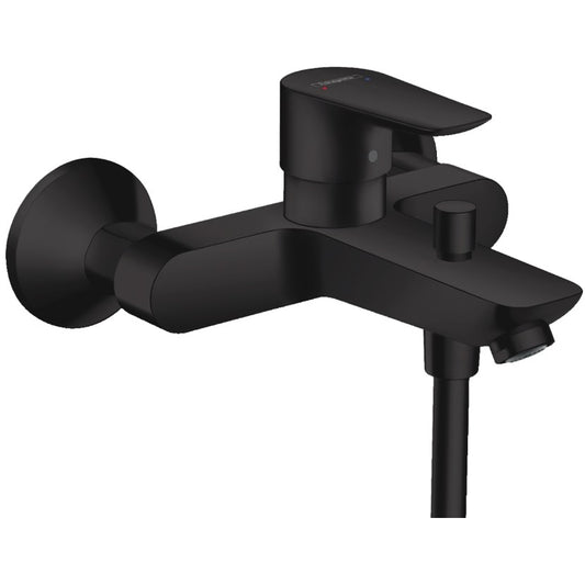 Hansgrohe Talis E Baterie cada dus, negru mat
