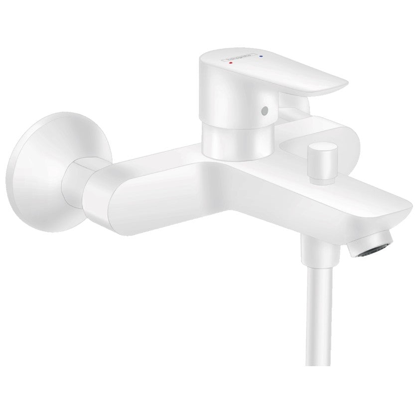 Hansgrohe Talis E Baterie cada dus monocomanda, alb mat