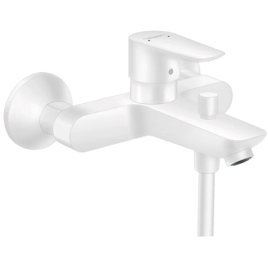 Hansgrohe Talis E Baterie cada dus monocomanda, alb mat