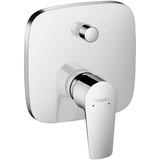 Hansgrohe Talis E Baterie cada dus incastrata, patrata