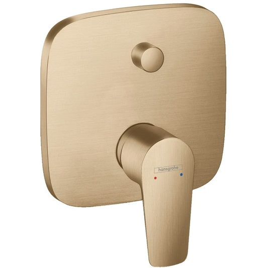Hansgrohe Talis E Baterie cada dus monocomanda incastrata, bronz satinat