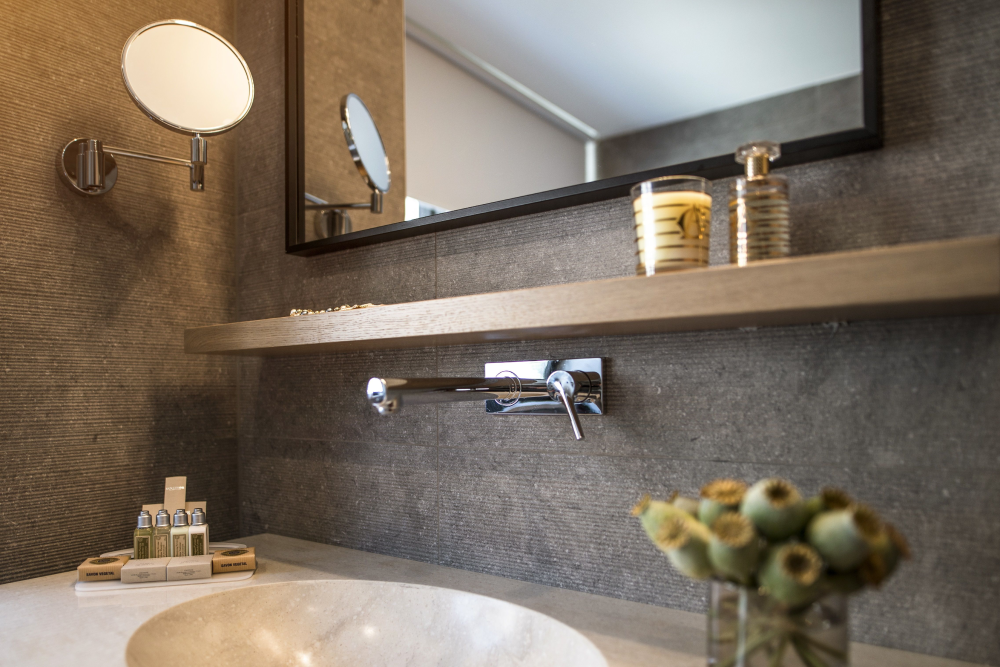 Baterie chiuveta baie incastrata Hansgrohe Talis S, pipa 17 cm