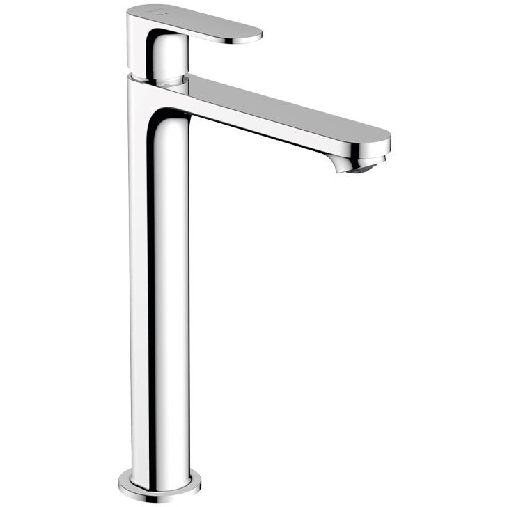 Baterie lavoar pe blat Cold Start Hansgrohe Rebris S, cu ventil metalic pop-up, crom