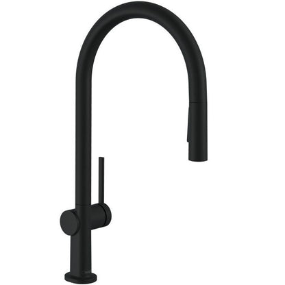Hansgrohe Talis 210 Baterie chiuveta bucatarie monocomanda cu dus extractibil cu 2 jeturi, negru mat
