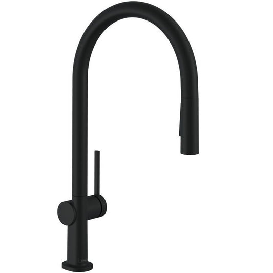 Hansgrohe Talis 210 Baterie chiuveta bucatarie monocomanda cu dus extractibil cu 2 jeturi, negru mat