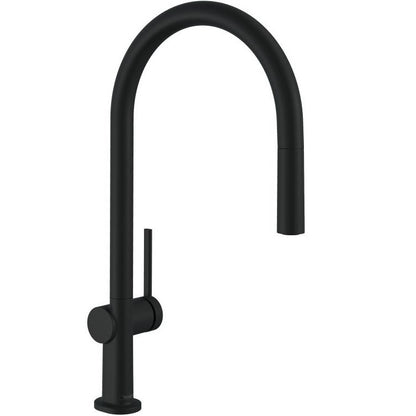 Hansgrohe Talis 210 Baterie chiuveta bucatarie monocomanda cu dus extractibil, negru mat