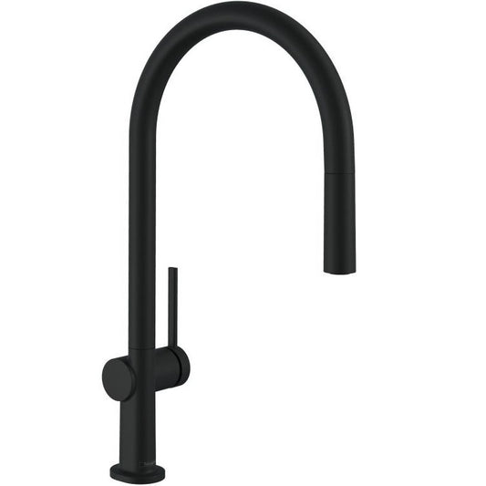 Hansgrohe Talis 210 Baterie chiuveta bucatarie monocomanda cu dus extractibil, negru mat