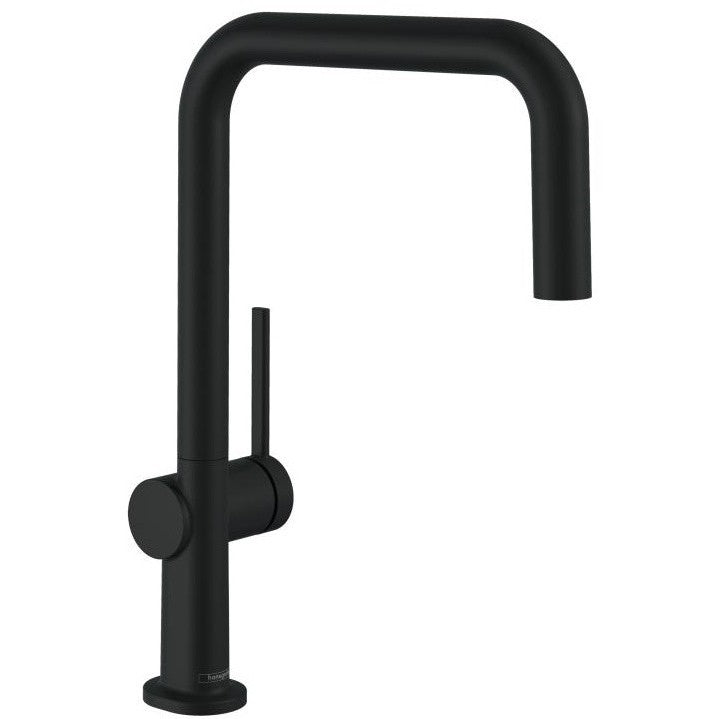 Hansgrohe Talis 220 Baterie chiuveta bucatarie cu pipa patrata, negru mat