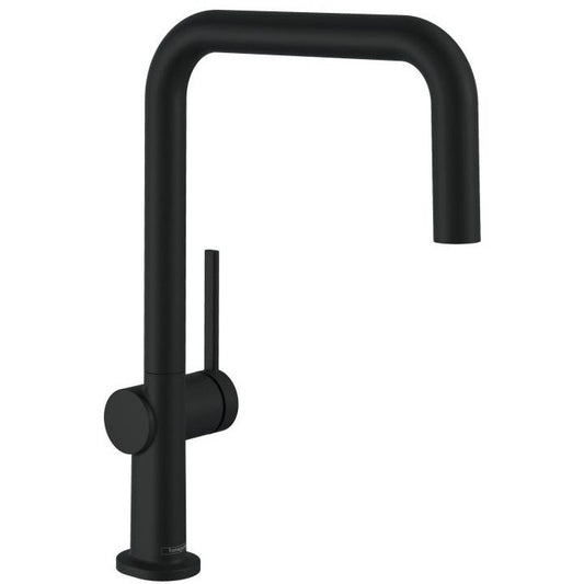 Hansgrohe Talis 220 Baterie chiuveta bucatarie cu pipa patrata, negru mat